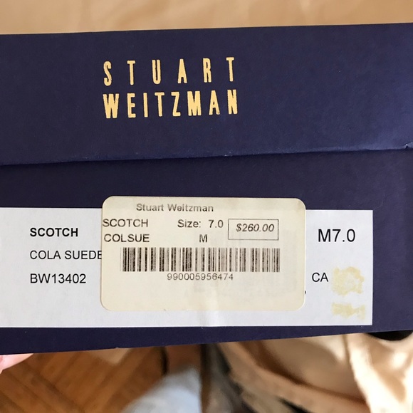 New Stuart Weitzman ‘Scotch’ suede heels. - Picture 6 of 6